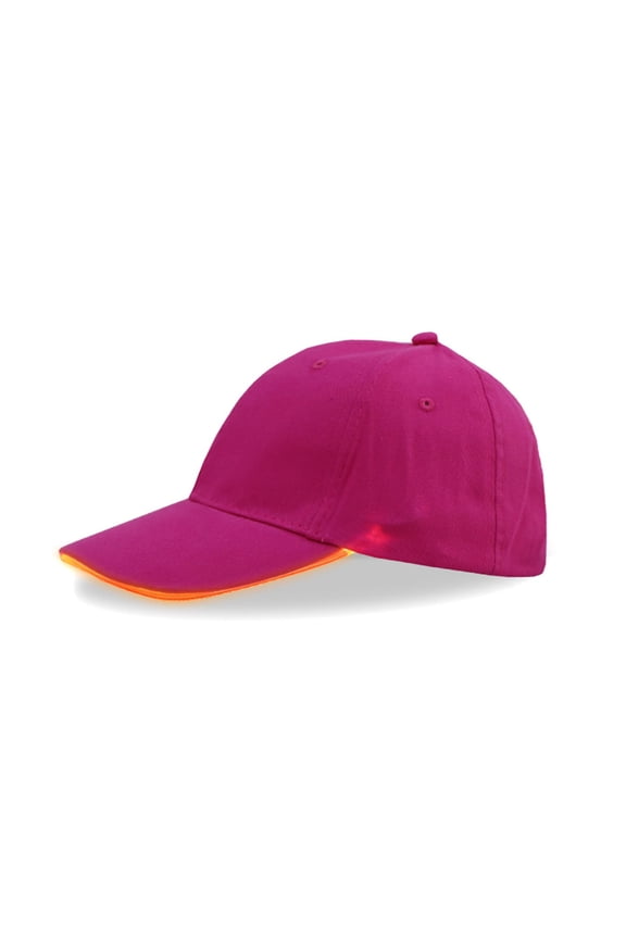 Led Light Up Cap,Festival Hat Party Outfit, Adjustable Unisex Baseball Cap for Festival Club Stage