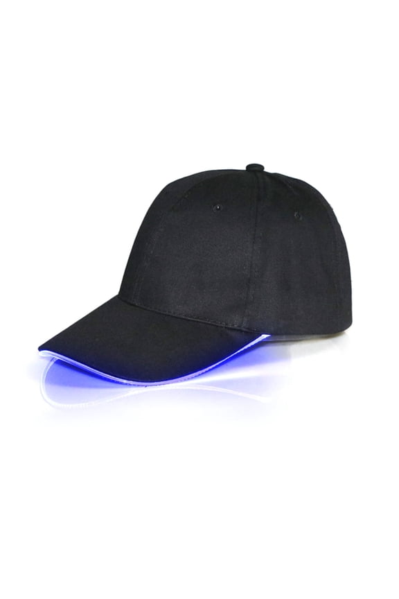Led Light Up Cap,Festival Hat Party Outfit, Adjustable Unisex Baseball Cap for Festival Club Stage