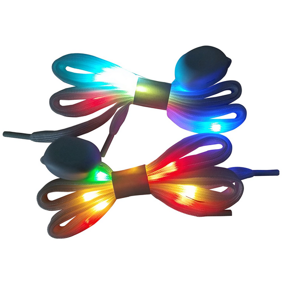 Led Light Up Shoelaces with Multicolor Flashing Shoe laces for Night Party