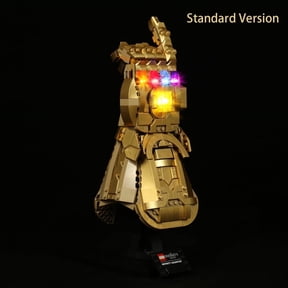 Led Lighting Kit Compatible with Lego 76191 Building Blocks Model- Not Include The Lego Set, Decoration Lights for Hand Gauntlet Model, DIY Lighting for Infinity Stones