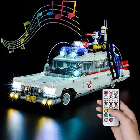 Led Lighting Kit Only - Light Set Designed for Lego Ghostbusters ECTO-1 10274 Building Blocks Model - Without Legos Bricks Set (RC Sound Version)