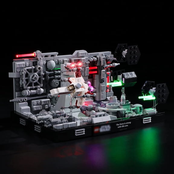 Led Lighting Kit Suit for Lego 75329 Decoration Lighting Kit Comptiable Death-Star-Trench-Run-Diorama - Led Lighting Kit - Not Include The Lego Set