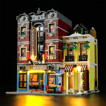 Led Lighting Kit for LEGOS-10312 Jazz Club - Compatible with Legos Icons Building Blocks Model- Not Include Legos Set