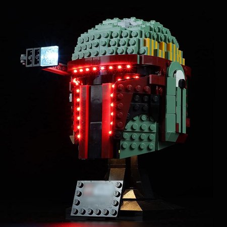 Led Lighting Kit for Lego Boba Fett Helmet 75277 (75277 Excluded)
