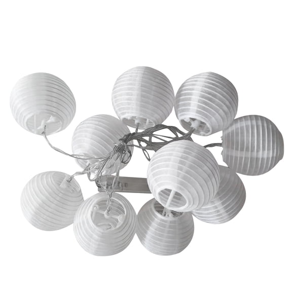 Led Lights Lantern String Lights 2M 10 Led Lantern Ball Light Decoration for Outdoor Garden Led Lights for Bedroom A Nylon Cloth