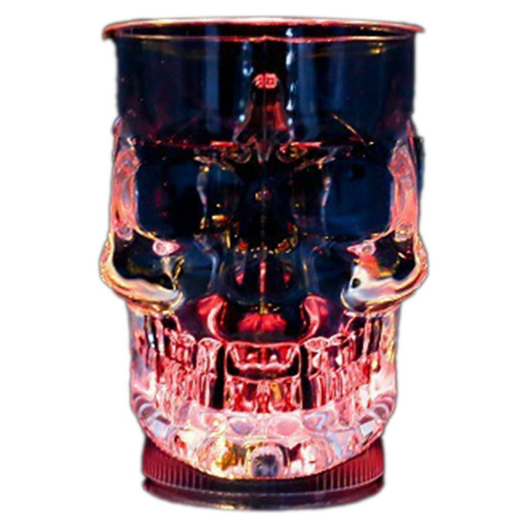 Clear Liquid Activated LED Light Mug Luminescent Cup Glow Party Skull Drinkware Clear Liquid Activated LED Light Mug Luminescent Cup Glow Party Skull Drinkware
