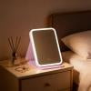 Led Makeup Mirror With Light Folding Vanity Smart High Definition Internet Celebritys Portable Student Dormitory Desktop Mirror