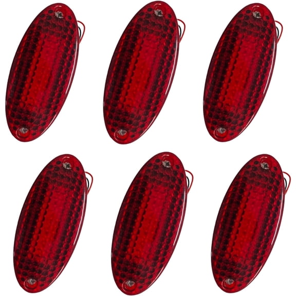 Led Marker Light Red 12V LED Trailer Clearance and Side Marker Lights, Waterproof Front Rear Lighting for Truck Clearance and Side Marker Lighting Truck Marker lights Motorcycle Van RV 2-Pack