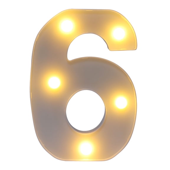 Led Marquee Letter Lights, Battery-Operated Warm-White Standing & Wall-Hanging Alphabet Symbol Lamp, Plastic Light-Up Letters for Home Bar teen-Shower Wedding Sign Diy Words, 1Pc Digital Light