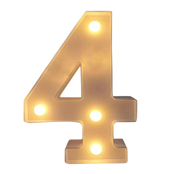 Led Marquee Letter Lights, Battery-Operated Warm-White Standing & Wall-Hanging Alphabet Symbol Lamp, Plastic Light-Up Letters for Home Bar teen-Shower Wedding Sign Diy Words, 1Pc Digital Light