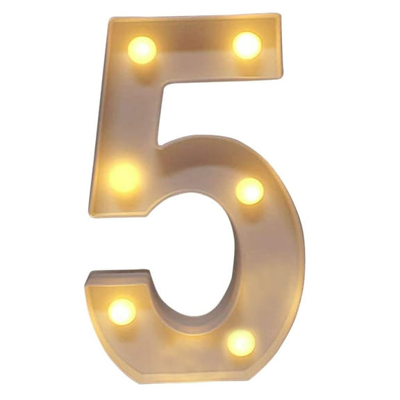 Led Marquee Letter Lights, Battery-Operated Warm-White Standing & Wall-Hanging Alphabet Symbol Lamp, Plastic Light-Up Letters for Home Bar teen-Shower Wedding Sign Diy Words, 1Pc Digital Light