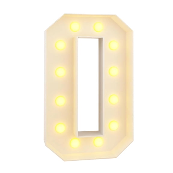 Led Marquee Number 9, 36.0 Inch Foldable Light Up Number Sign, For Birthday Party Decoration Backdrop, 1 Piece