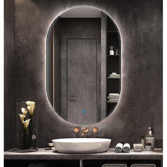 Led Mirror 75 x 55 Cm Capsule