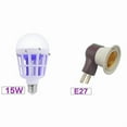 thumbnail image 1 of Led Mosquito Killer Lamp E27 Ultraviolet Light Home Mosquito Repellent Bulb Indoor Outdoors Lighting Thermoelectric Lamp Set4packs 15W N E27, 1 of 5