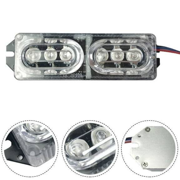 Led Motorcycle Headlight Flashs Strobe Lights Red And Blue Flashing Taillight