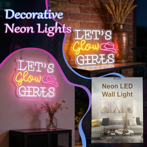 Led Neon Style Decorative Light Strip, Vivid Glowing Build With Versatile Use, Premium Lighting For Home Wall, Holiday Celebration And Wedding Decoration