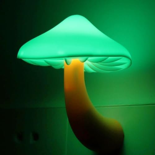 Led Nigh Light,Plug in Nightlight, Dusk to Dawn Sensor Automatic On and Off Night Lights Green