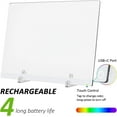 thumbnail image 1 of Led Note Board with Colors, Led Drawing Board for Kids, Clear Drawing Board with Light, Light-Up Acrylic Writing Board, Ideal Gift for Birthdays, Christmas 35*25 Cm/13.78*9.84 In （1Pc), 1 of 10