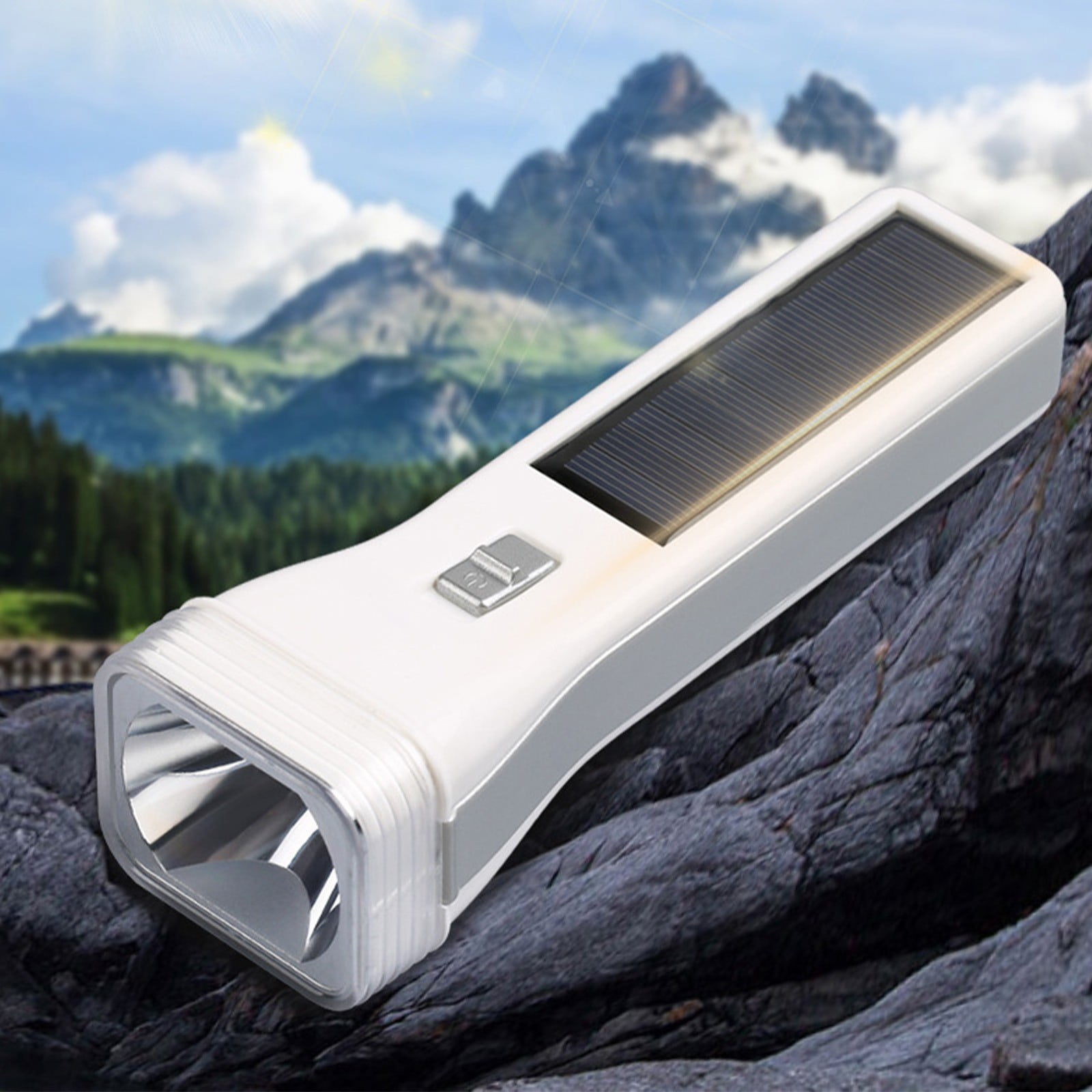 Led Outdoor Emergency Solar nebo flashlight Rechargeable Torch