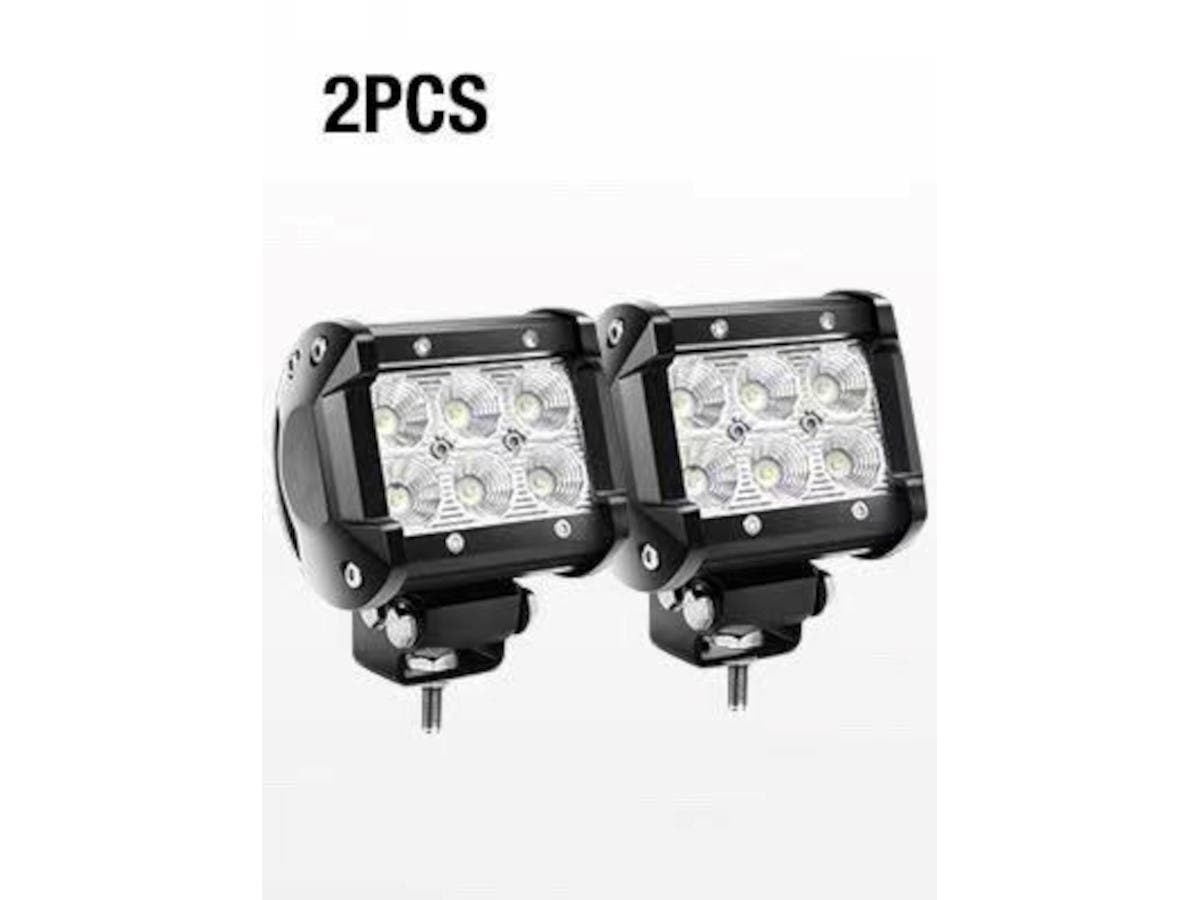 Led Pods, 3-inch (2PCS) 18W 1140LM Flood Led Off Road Lights Super Bright Driving Fog Light Boat Lights Driving Lights Led Work Light for Trucks