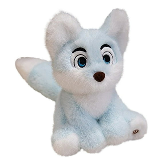Led Rainbow Glowing Fox Plush Toy, Blue Color With Soft Stuffed Material And Color - Changing Lights, For Kids Boys Girls As Birthday Christmas Gifts, For Bedroom Decor And