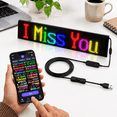 Led Sign Scrolling Flexible Advertising Digital Signs Car Control By ...