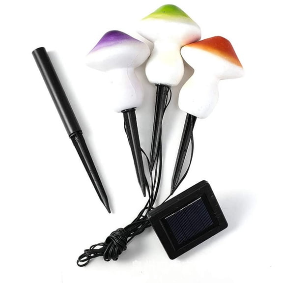 Led Solar Light Mushroom-shape Night Light Waterproof Outdoor Landscape & Garden Decorative Solar Lawn Lighting