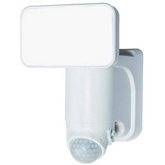Heath Zenith LED Security Light Solar Motion Sensor - White — Residential Use, Standard Application