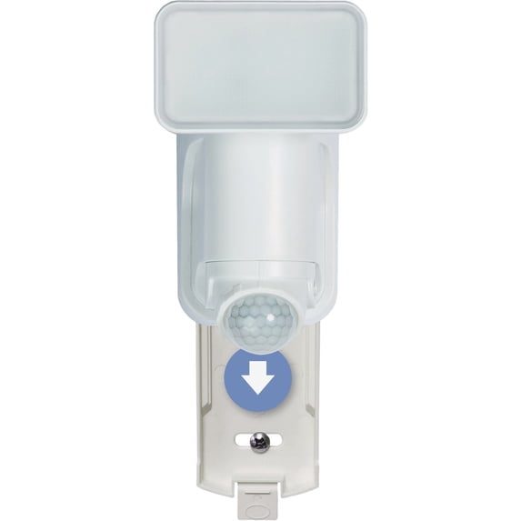 Heath Zenith LED Security Light Solar Motion Sensor - White — Residential Use, Standard Application