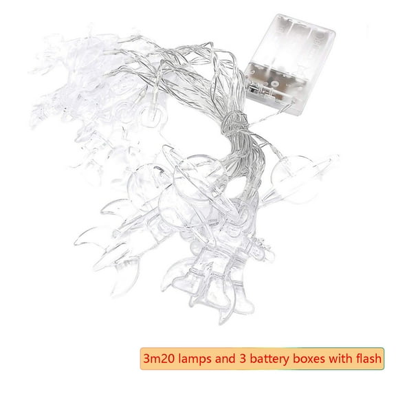 Led Space Astronaut Rocket Space Burst Battery Lamp String Home Bedroom Decorative Lamp Multicolour