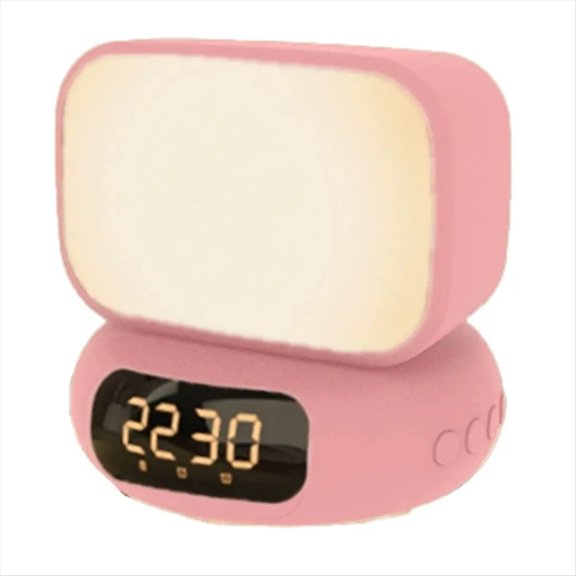 Led Speaker Atmosphere Night Light, Alarm Clock Function L