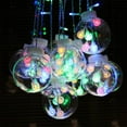 thumbnail image 1 of Led String Lights 137.8 In LED Curtain String Lights Wish Ball Decorative Lights For Bedroom Wall Patio Outdoor Christmas Valentines Day Wedding Decor L, 1 of 6