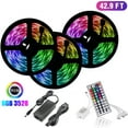 thumbnail image 1 of Led Strip Lights 50ft, for Home, Kitchen, Bedroom, Dorm Room, Remote Control, RGB, 1 of 9