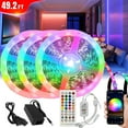 thumbnail image 1 of Led Strip Lights for Bedroom 50 Feet,Led Lights Belt Controlled by The App,Waterproof Music Synchronized Color Changing for in Bedroom, Kitchen, Living Room, Party and Christmas, 1 of 7
