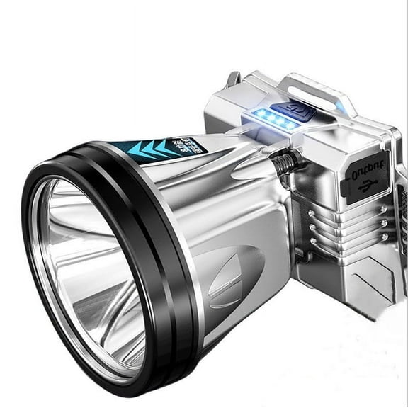Led Strong Light Headlamp Rechargeable Head Mounted Flashlight Night Fishing Work Mine Light Outdoor Hands-Free Torch