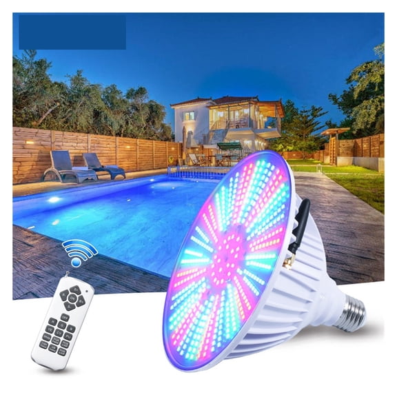 Led Swimming Pool Underwater Lights PAR38 Light Source Underwater Replacement Colorful E26E27 Embedded Lights 12V-40W , 120V-40W ,High Efficiency