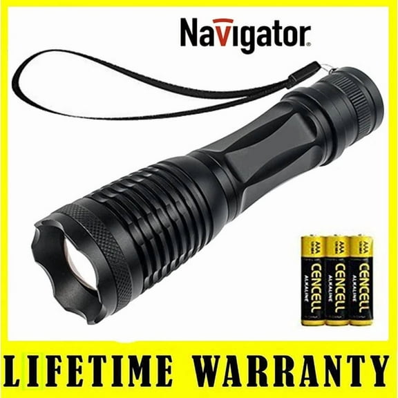 Led Tactical Flashlight Military Grade Torch 1174 Super Bright Handheld Light