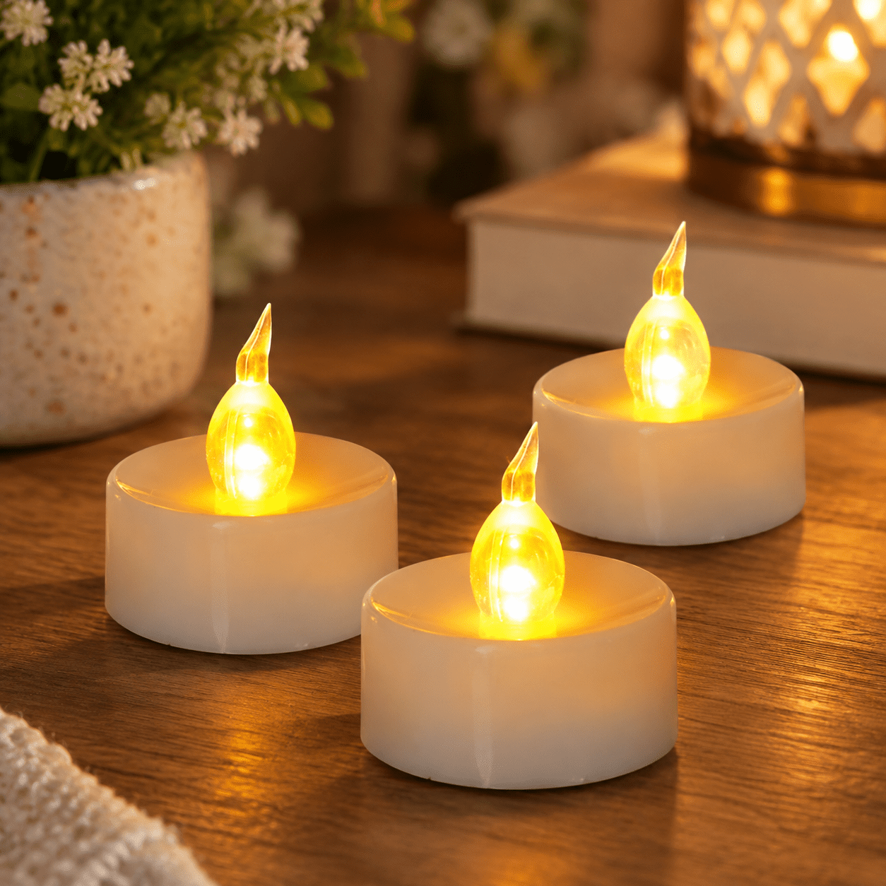 Led Tea Lights Candles 150 Pack Operated Warm Yellow - Walmart.com