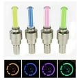 thumbnail image 1 of Led Tire Wheel Valve Cap Flash Light Waterproof 2 Set for Car, Bike, Bicycle, Motorcycle, Tricycle, Golf Cart. Universal LED Valve Cap Light for any Tire - Purple (8 Pack), New, 1 of 11