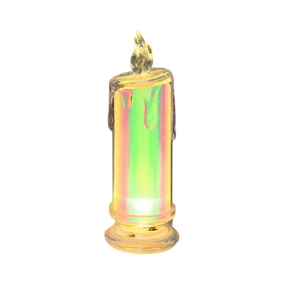 Led Transparent Pillar Candles, Led Flameless Candles With Warm Glow For Holiday Decoration, Battery Powered No Flame Safe For Home Party Decor, Decorative Lighting For Table