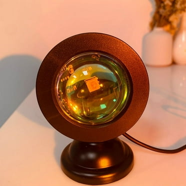 Led USB Sunset Lamp Projector Home Decor Night  L i g h t  Portable Mood L i g ht  For Bedroom Living Room Wall Photography Neon Lights