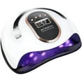 thumbnail image 1 of Led UV Nail Lamp Dryer, 168w Professional Nail Dryer , Automatic Sensor Nail Curing Lamp for Home Salon Use, Portable Handle Gel Nail Machine with 4 Timer Setting., 1 of 7