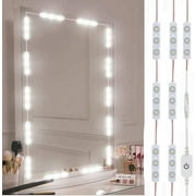 Led Vanity Mirror Lights, Hollywood Style Vanity Make Up Light, 10ft Ultra Bright White LED, Dimmable Touch Control Lights Strip, for Makeup Vanity Table & Bathroom Mirror, Mirror Not Included