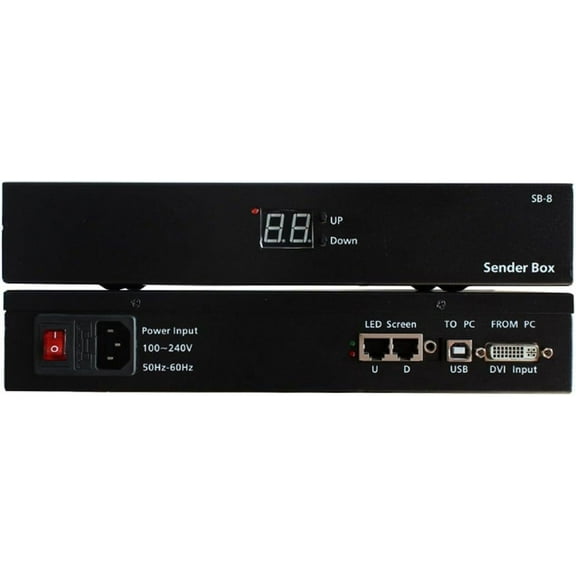 Led Video Screen Sender Box TS852D with Linsn TS802D Sending Card Support The use of Laptop Control HDMI-DVI