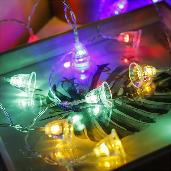 Led Wind Chime String Festival Lights Flashing String Lights Window Decoration