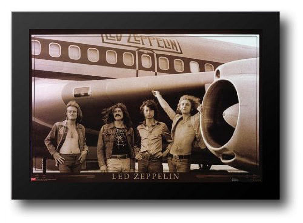 Led Zeppelin- Airplane 38x27 Framed Art Print - Walmart.com