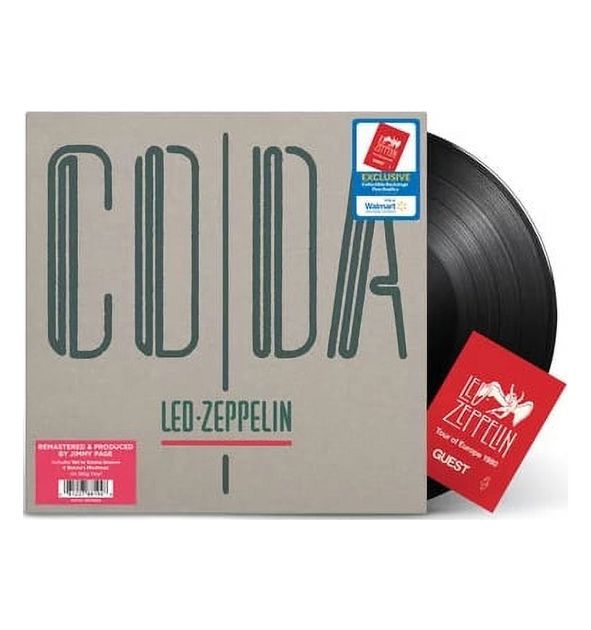 Led Zeppelin Coda Backstage Pass Replica (Walmart Exclusive) Rock Vinyl LP (Rhino