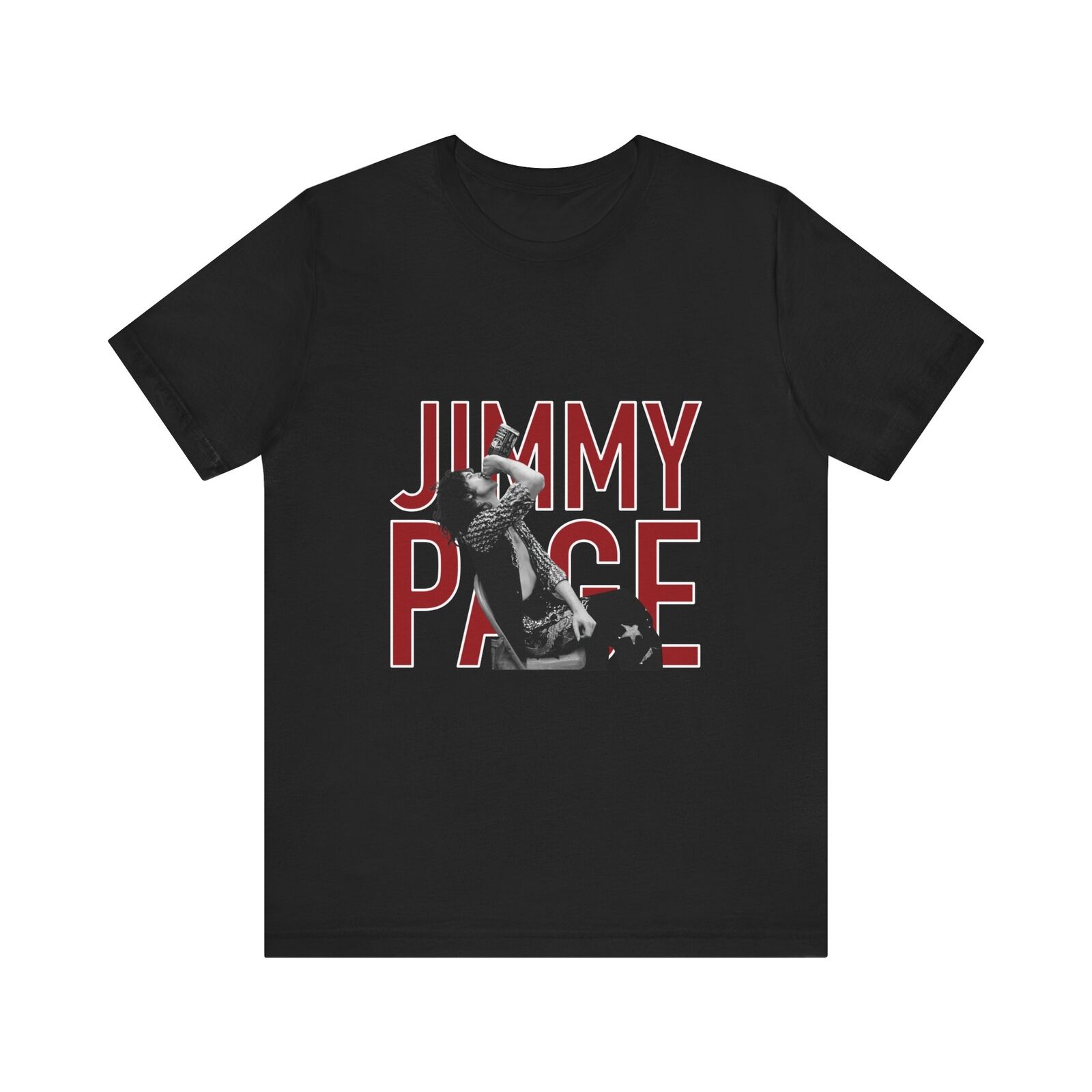 Led Zeppelin Jimmy Page TShirt (Drinking Jack)