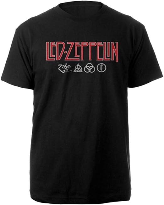 Led Zeppelin 'Logo & Symbols' T-Shirt - Walmart.com