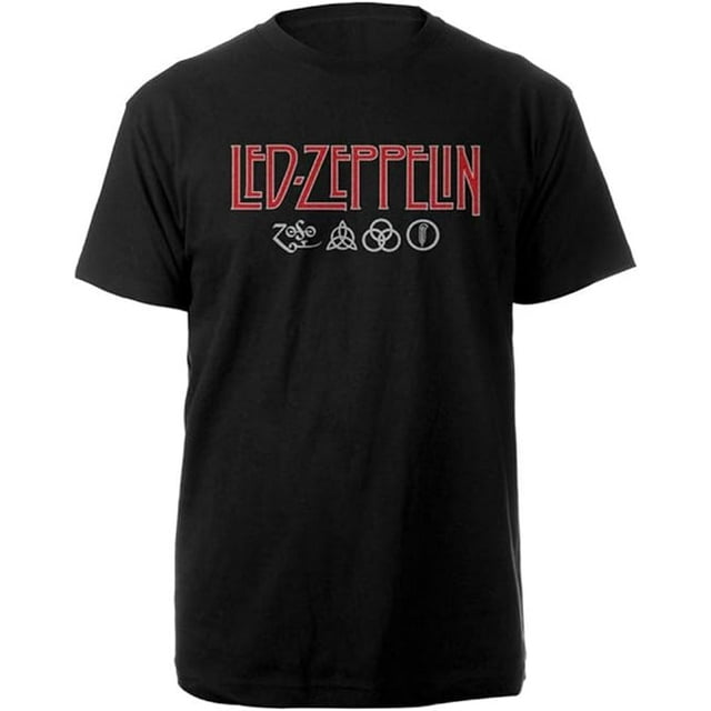 Led Zeppelin 'Logo & Symbols' T-Shirt - Walmart.com